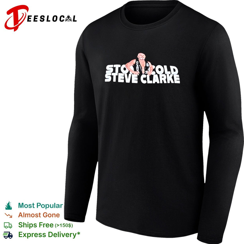 Steve Clarke Stone Cold wrestler shirt