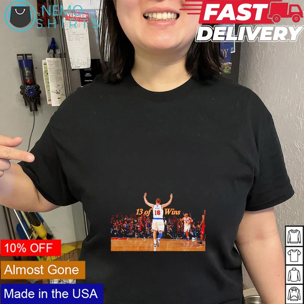 Steve Novak New York Knicks forward 13 of wins shirt