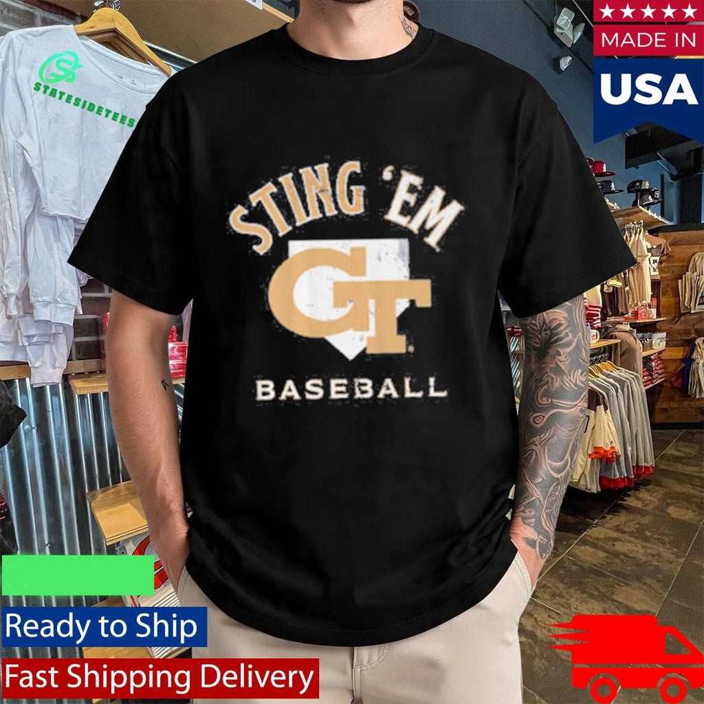 Sting ’Em Georgia Tech Baseball GT Baseball Shirt