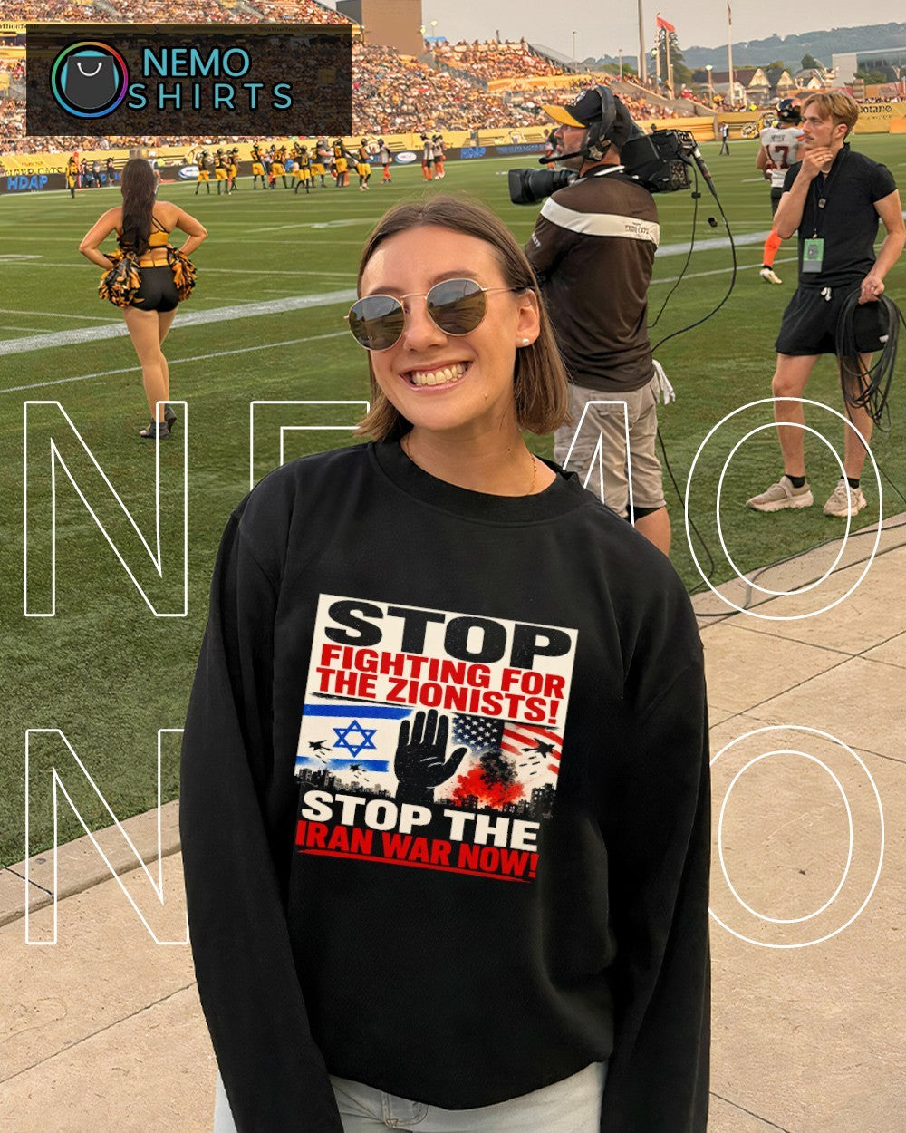 Stop fighting for the Zionists stop the Iran war now shirt