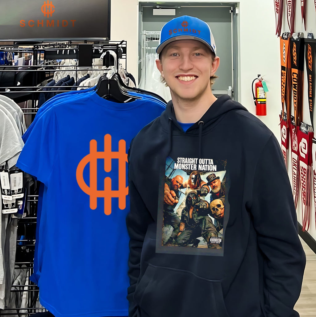 Straight outta Monster Nation graphic shirt