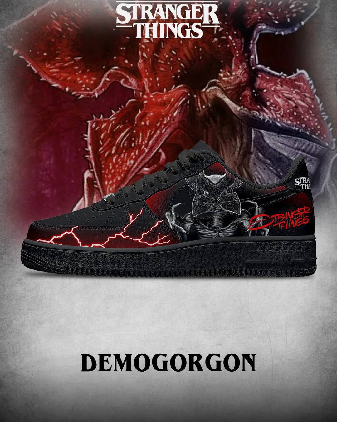 Stranger Things Demogorgon Special AF1 Shoes