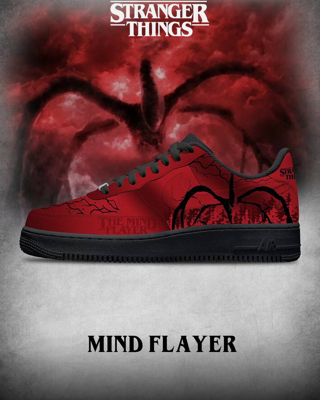 Stranger Things Mind Flayer Special AF1 Shoes