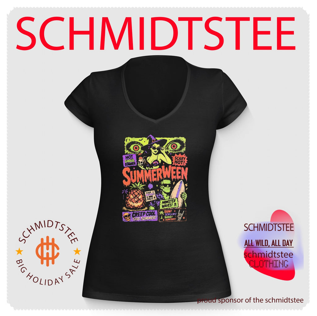 Summerween Hot Ghoul Summer Monster Waves Beach Nightmares shirt