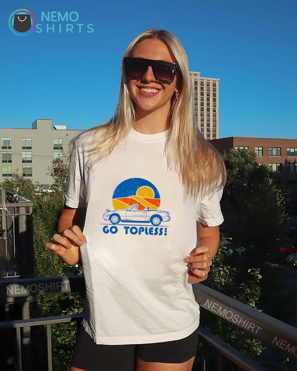 Sun Day Driver Mazda MX-5 Miata go topless shirt