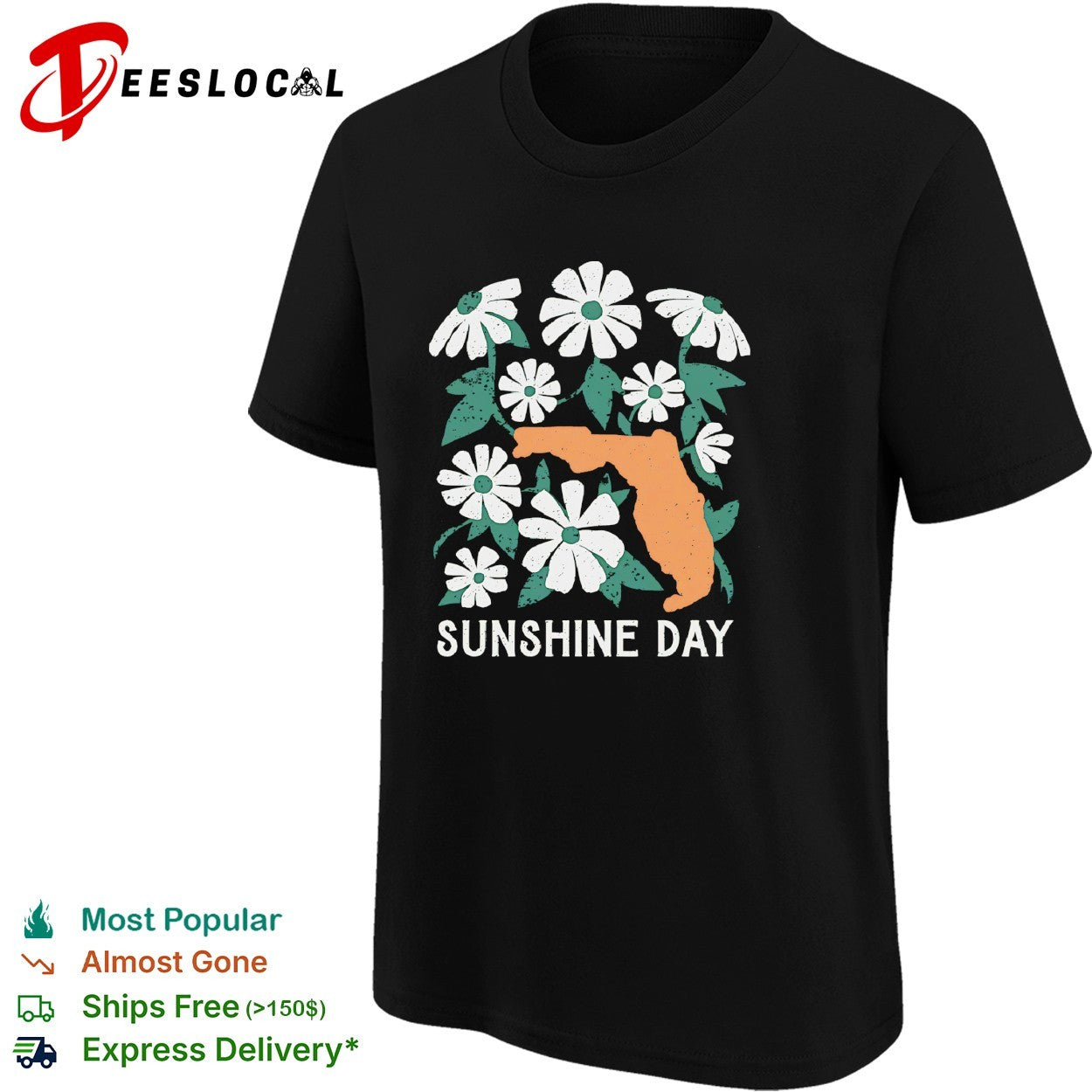 Sunshine day Florida daisies FloGrown shirt