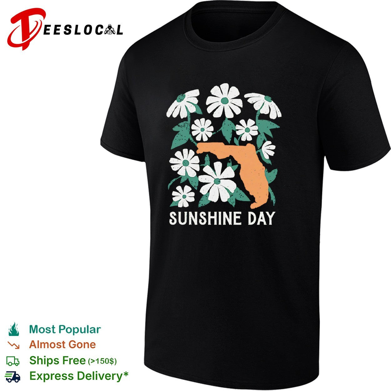 Sunshine day Florida daisies FloGrown shirt