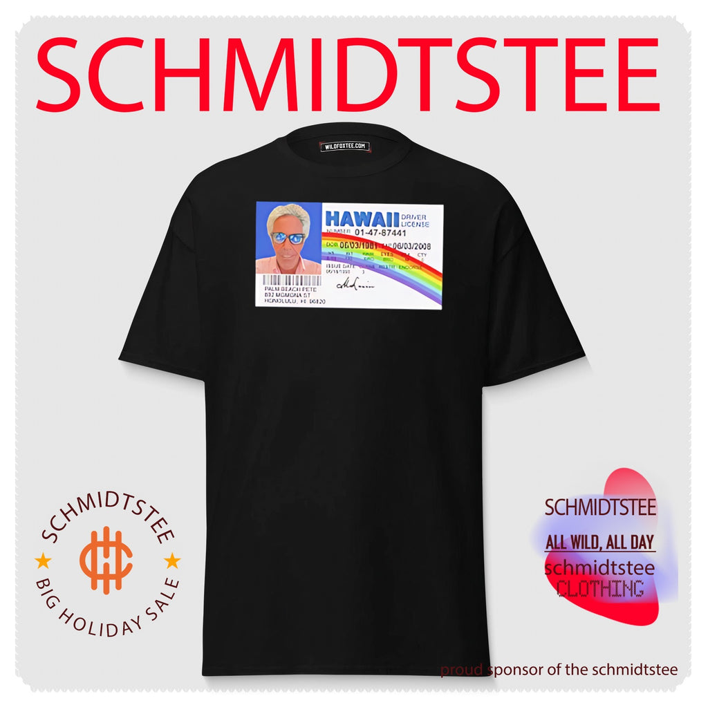 Superbad fake driver’s license McLovin parody shirt