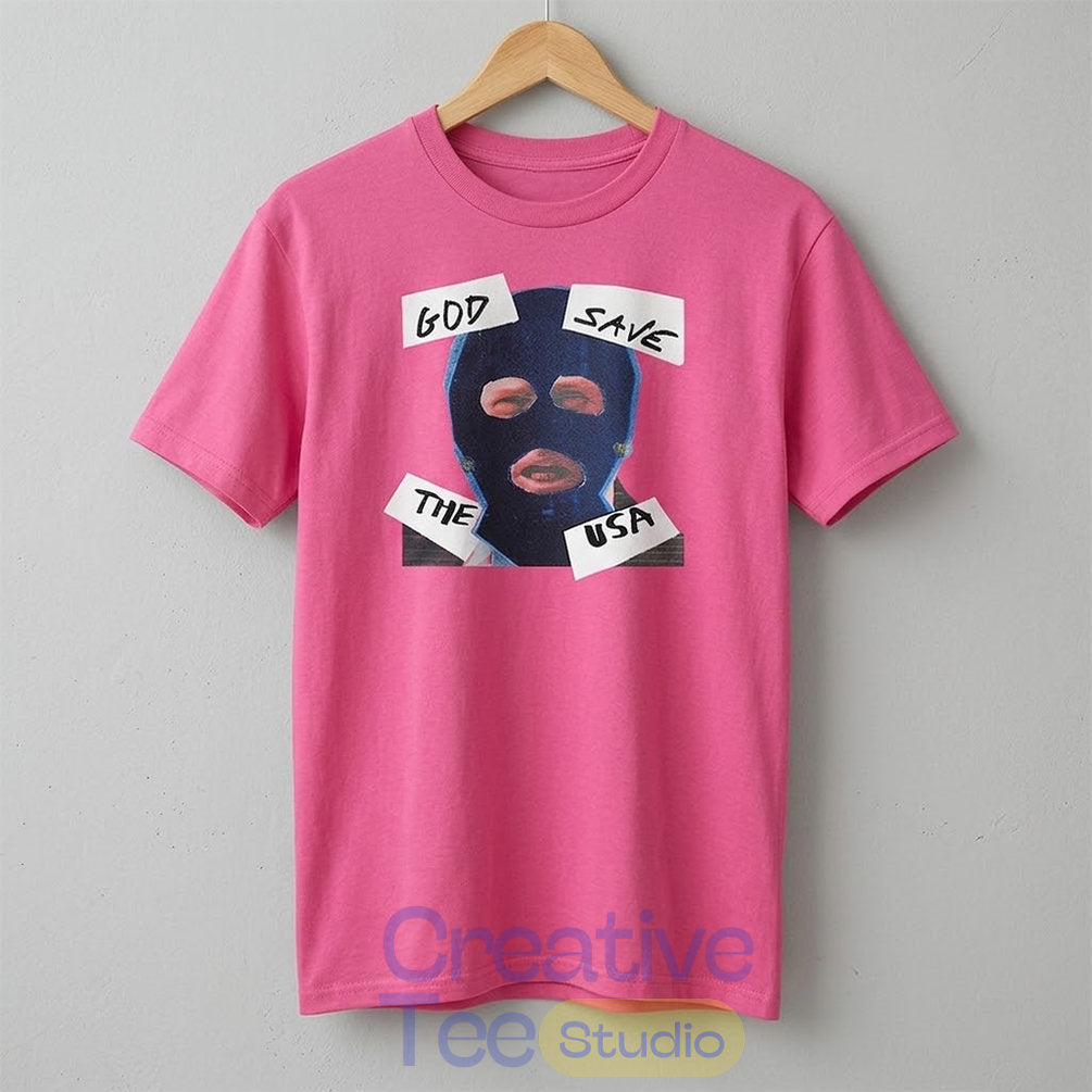 Supreme Trump Mask God Save The USA T-Shirt