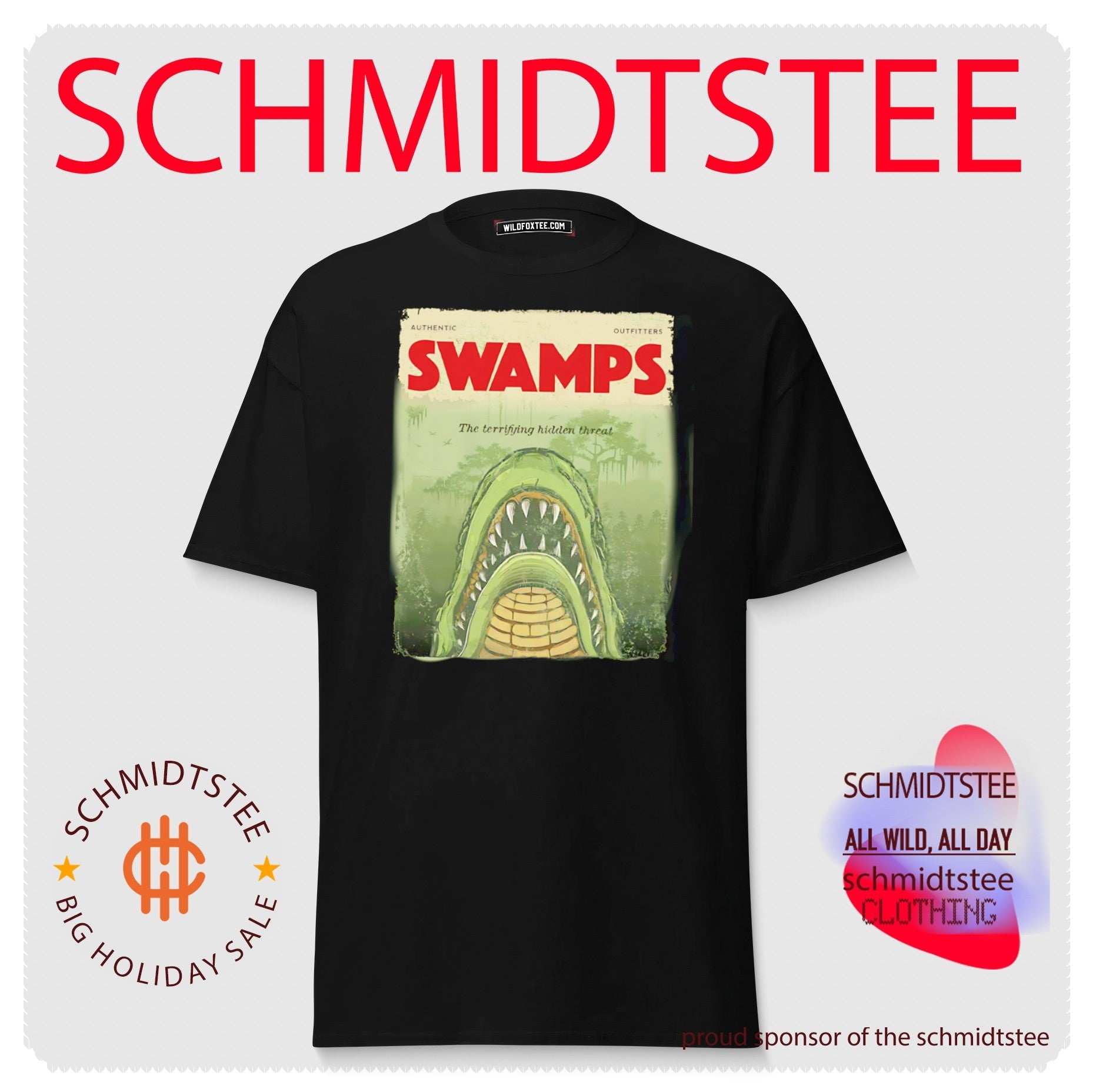 Swamps The Terrifying Hidden Threat Jaws shirt