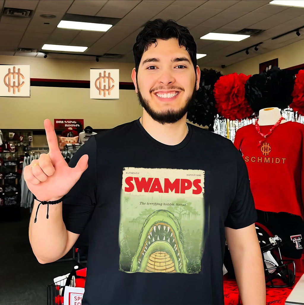 Swamps The Terrifying Hidden Threat Jaws shirt