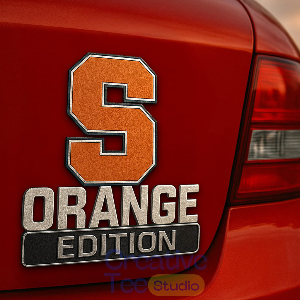Syracuse Orange Custom Car Name Badge