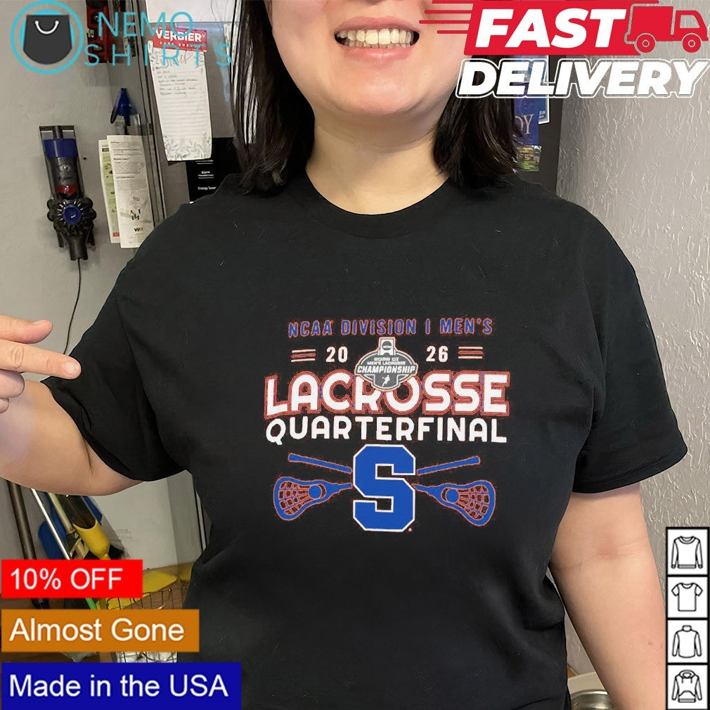 Syracuse Orange NCAA DI men’s 2026 lacrosse quarterfinal shirt