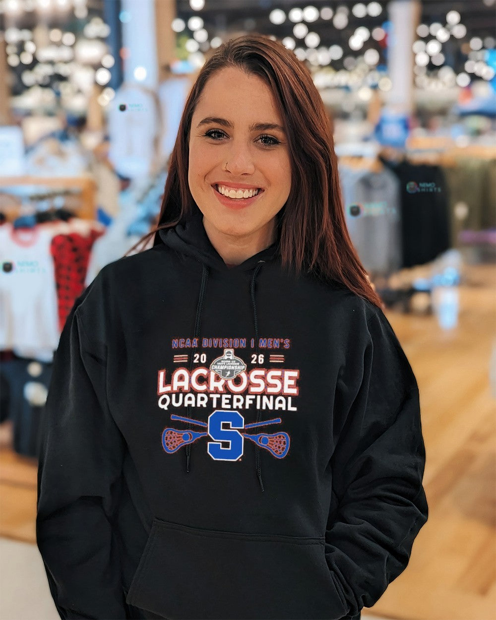 Syracuse Orange NCAA DI men’s 2026 lacrosse quarterfinal shirt