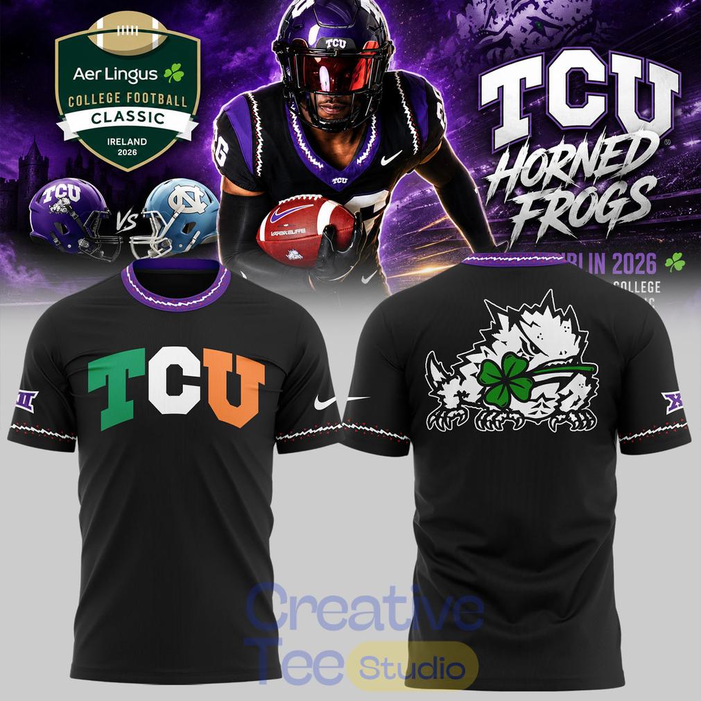 TCU Horned Frogs x Aer Lingus College Football Classic T-Shirt