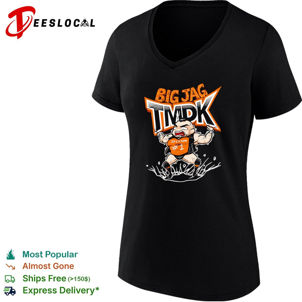 TMDK Big Jag Jackson 1 wrestling cartoon shirt