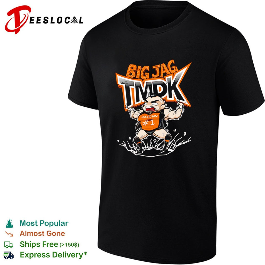 TMDK Big Jag Jackson 1 wrestling cartoon shirt
