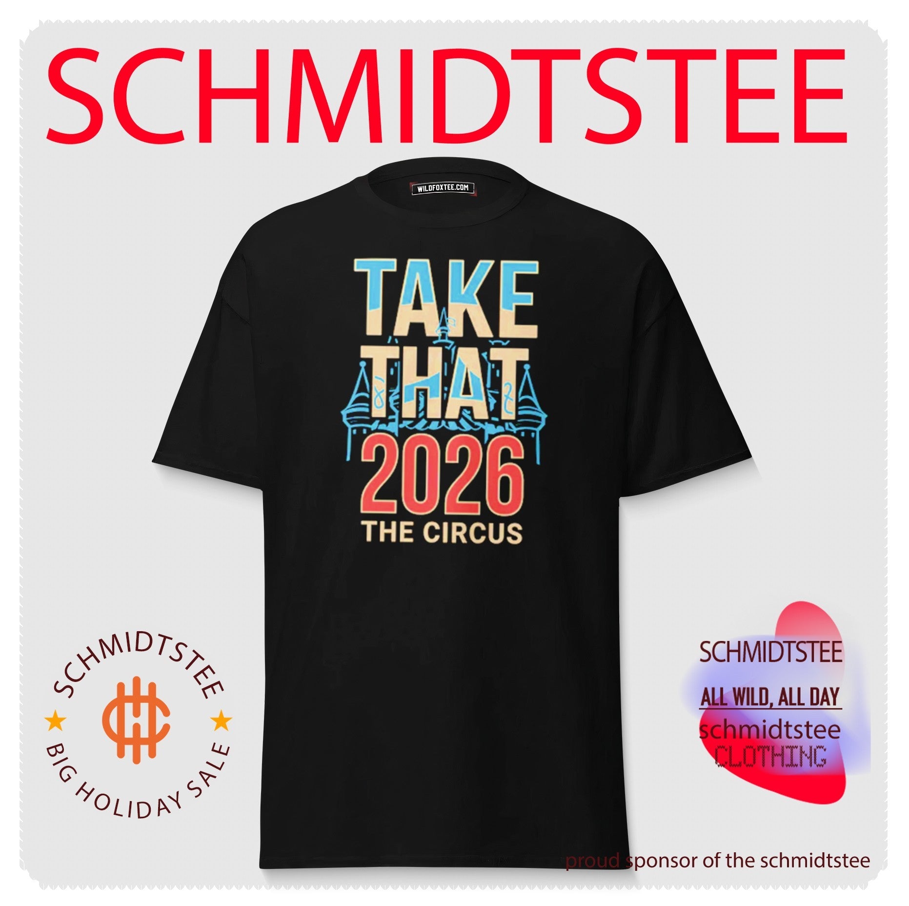 Take That Circus Live 2026 Tour vintage shirt