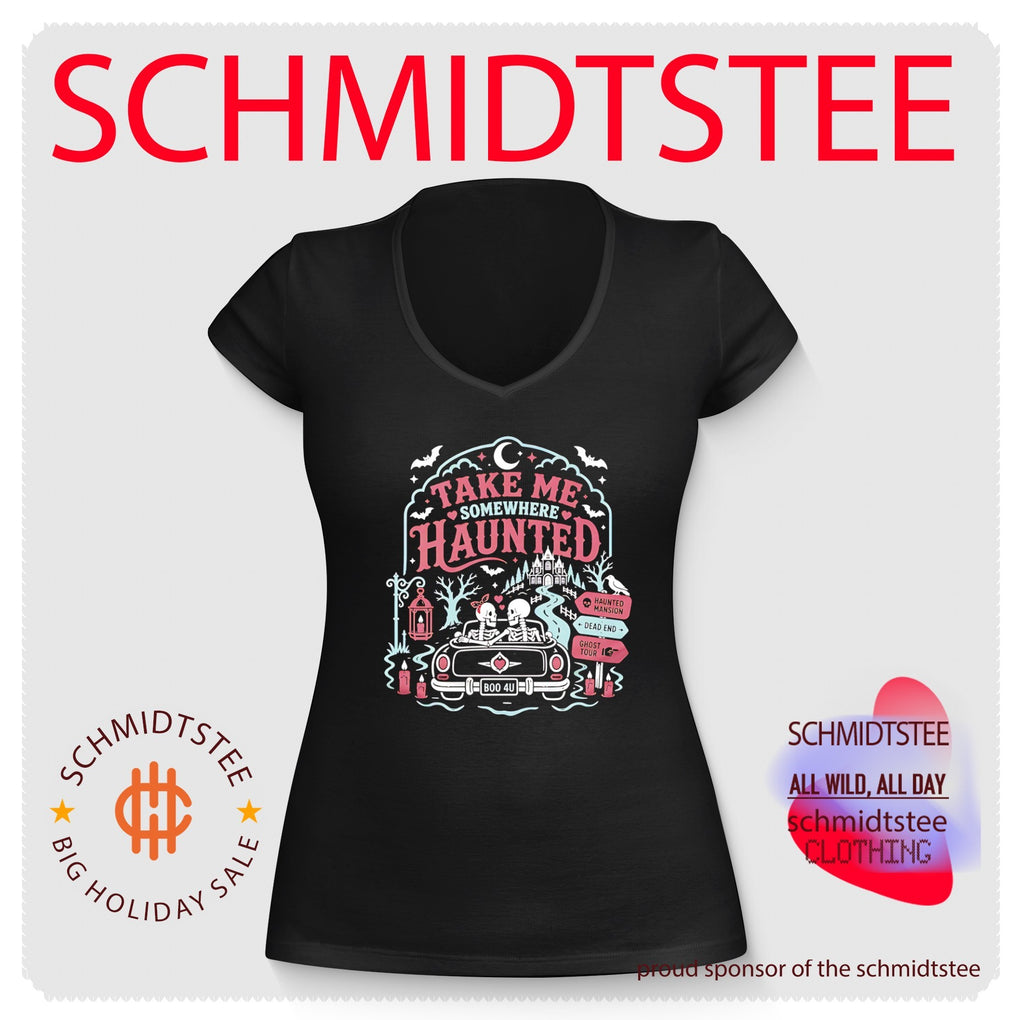 Take me somewhere haunted haunted mansion dead end ghost tour shirt