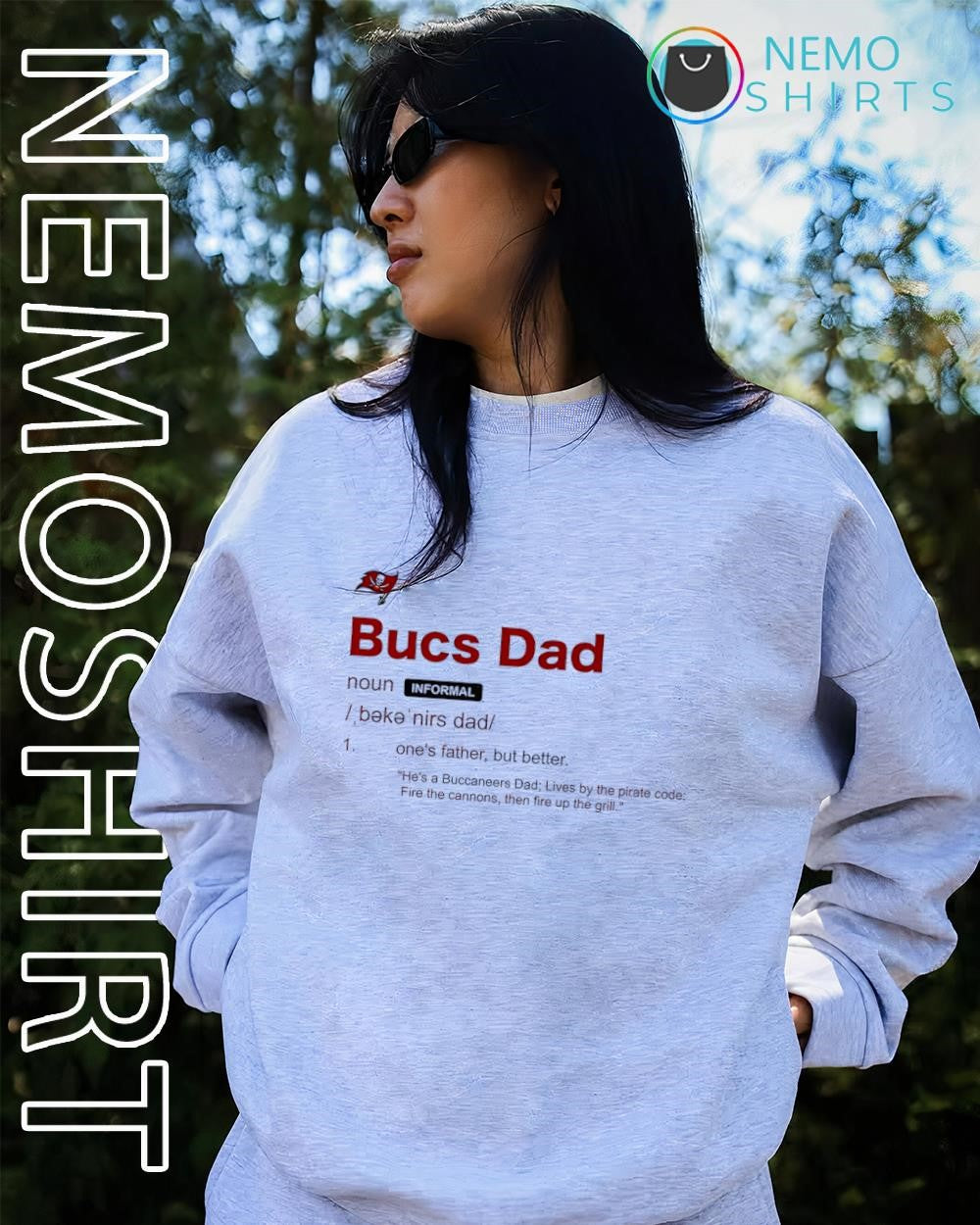 Tampa Bay Buccaneers Dad definition noun shirt
