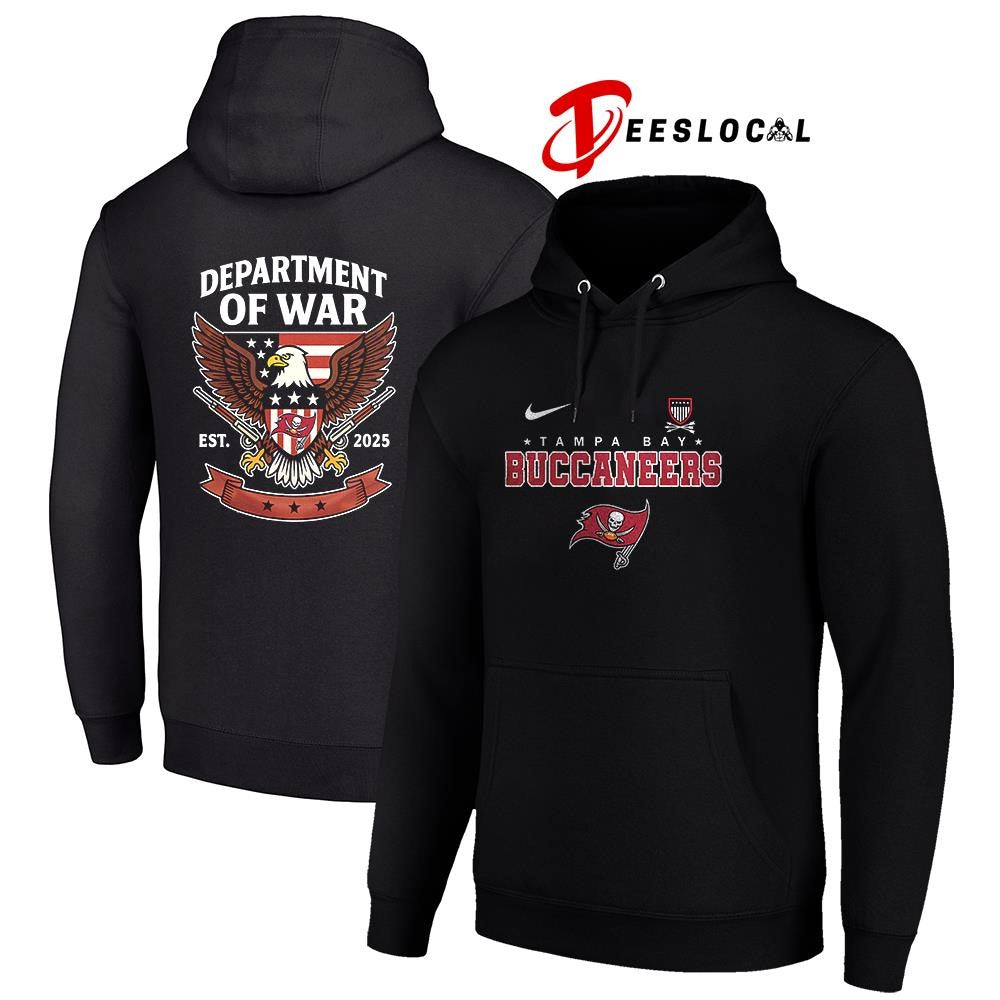 Tampa Bay Buccaneers x Department of War eagle logo shirt
