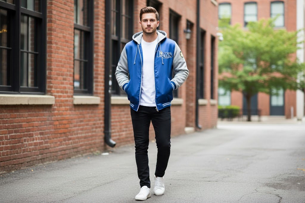 Tampa Bay Rays Bomber Hoodie Jacket – MLB Team Spirit Outerwear