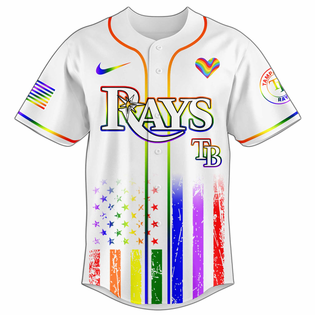 Tampa Bay Rays Happy Pride Month Baseball Jersey