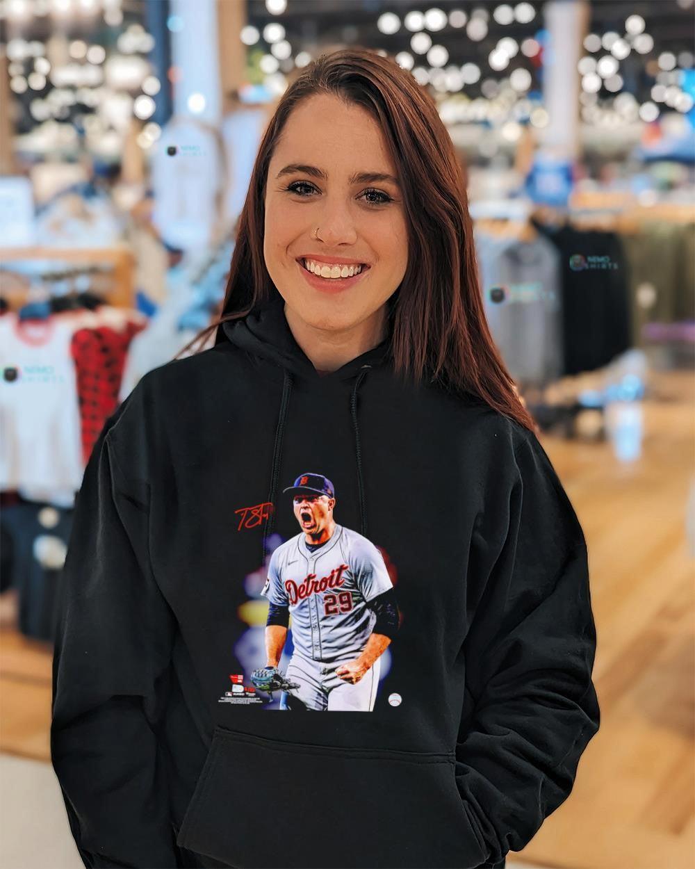 Tarik Skubal Detroit Tigers 2026 signatures player photograph shirt