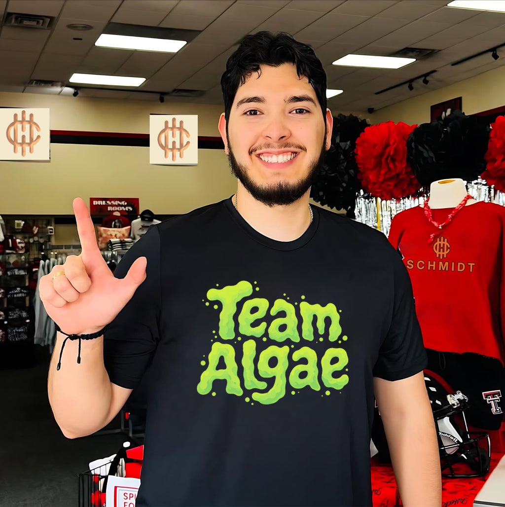 Team Algae slime green nature biology funny shirt