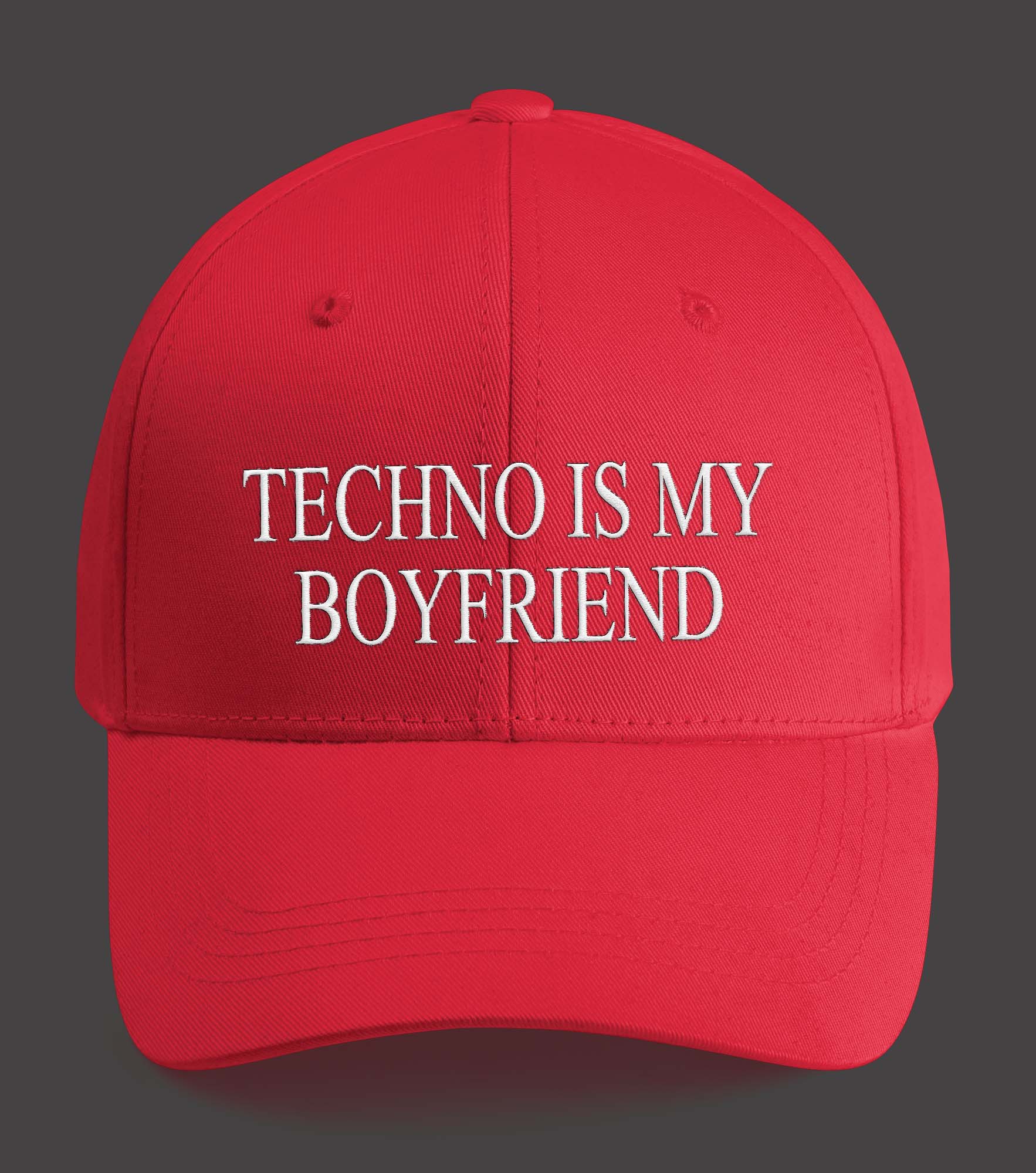 Techno Is My Boyfriend Hat