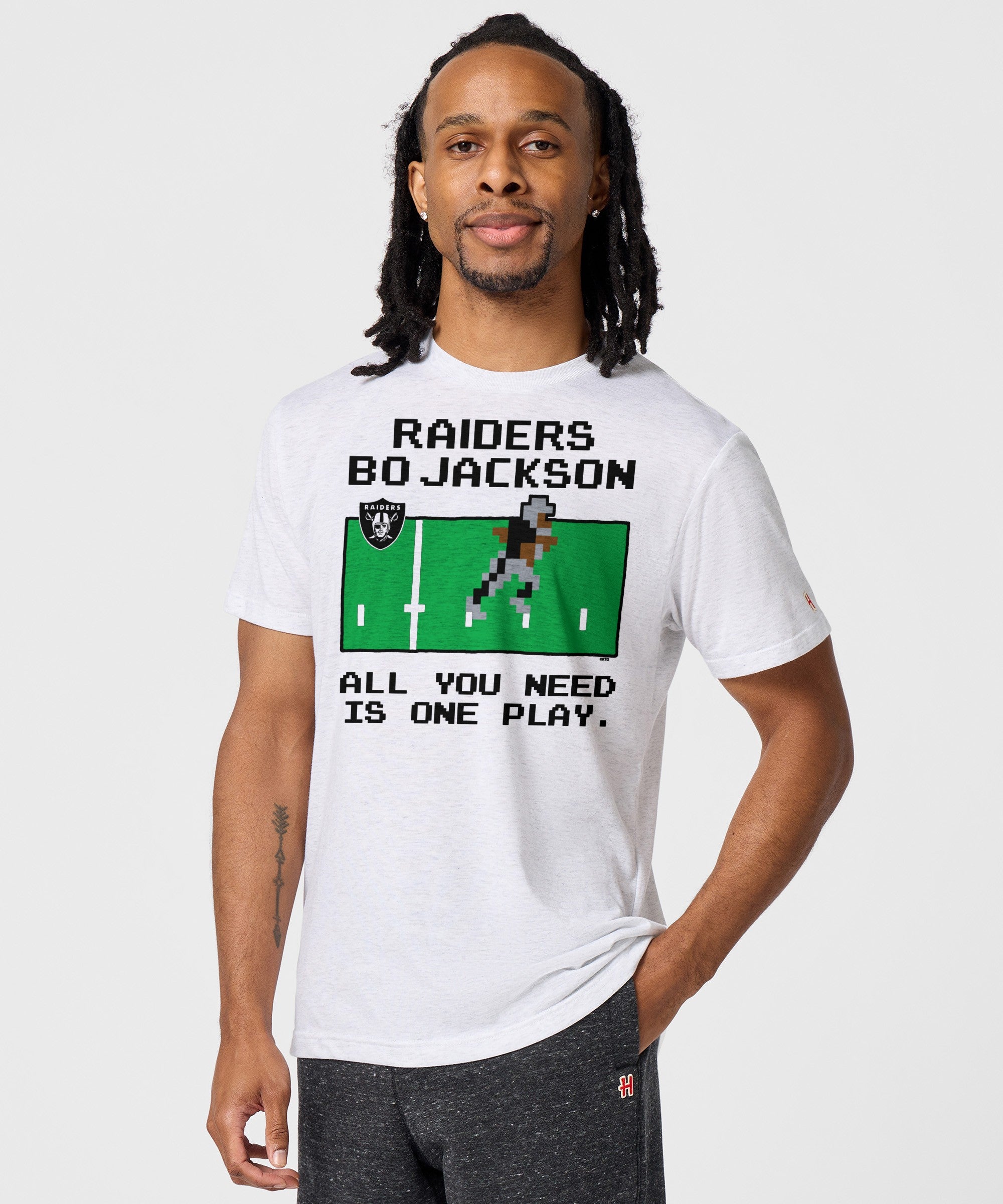 Tecmo Bowl Raiders Bo Jackson One Play