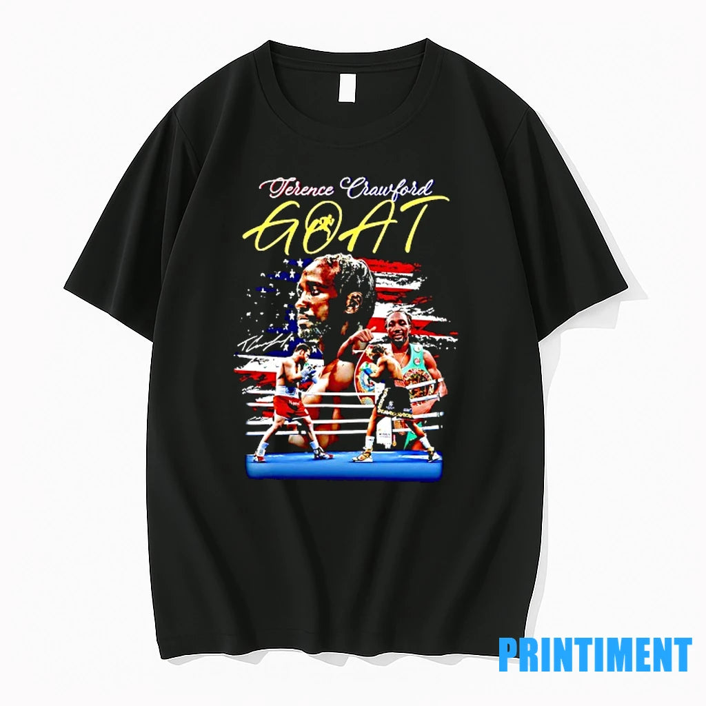 Terence Crawford Goat Vs Canelo Alvarez Super Middleweight Boxing Tshirts Sweater