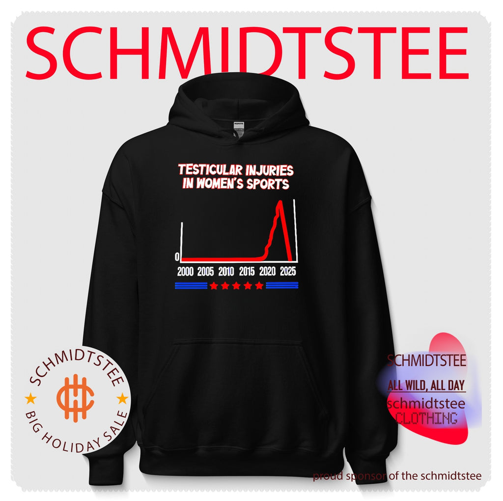 Testicular Injuries in Women’s Sports Graph shirt