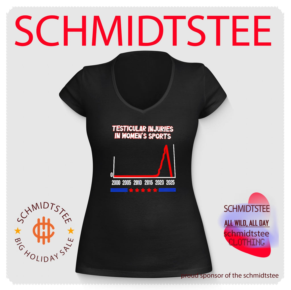 Testicular Injuries in Women’s Sports Graph shirt