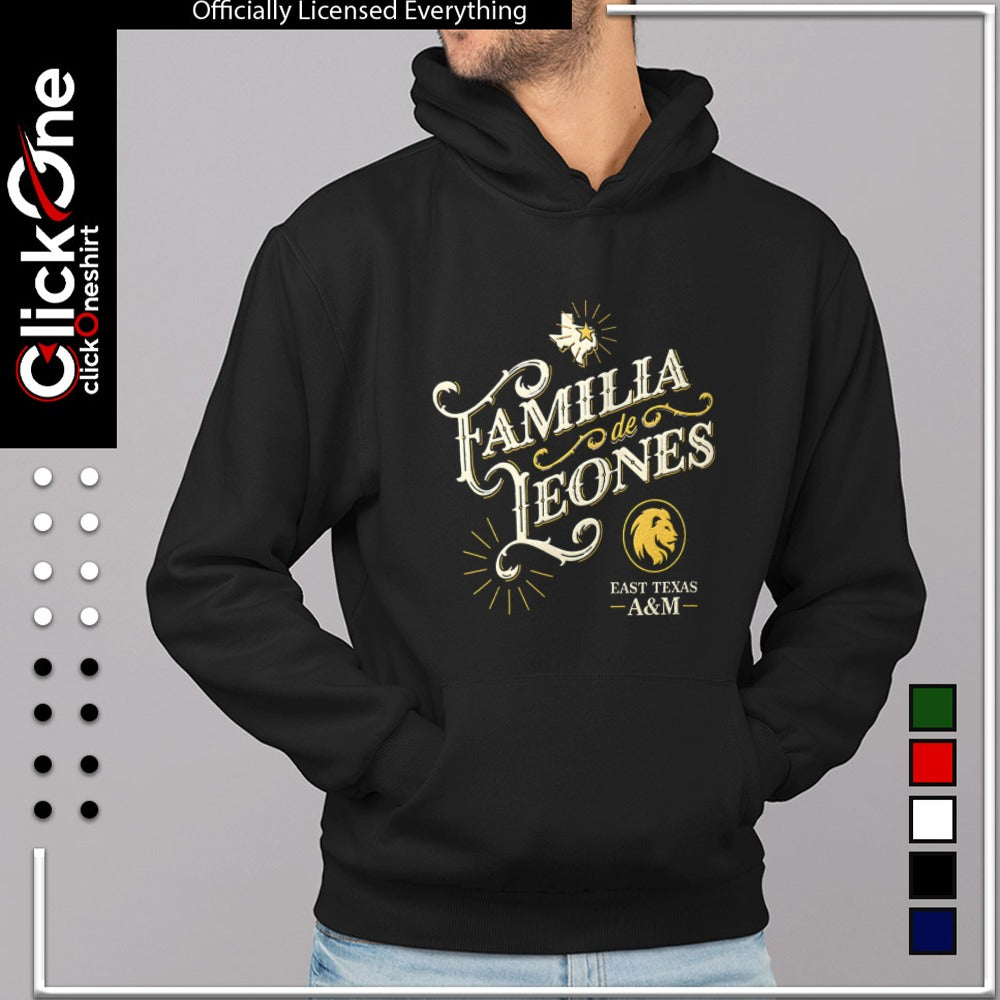 Texas A and M University Lions Familia de Leones East Texas A and M shirt
