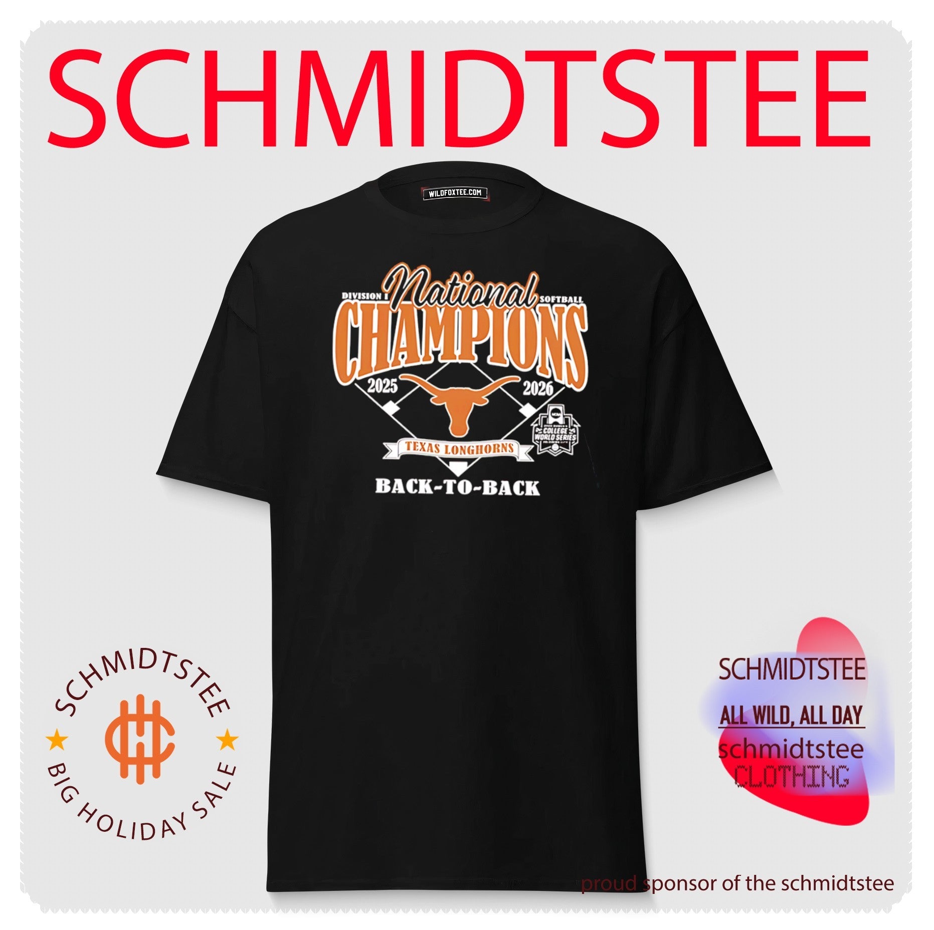 Texas Longhorns Back to back 2026 Women’s College World Series Champions shirt
