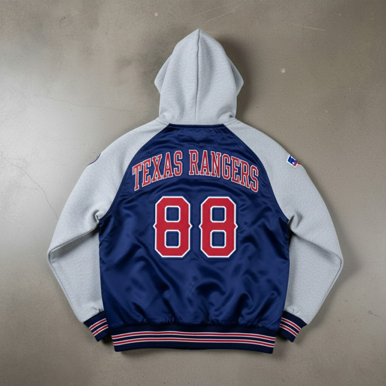 Texas Rangers Bomber Hoodie Jacket – World Series Champions Gift