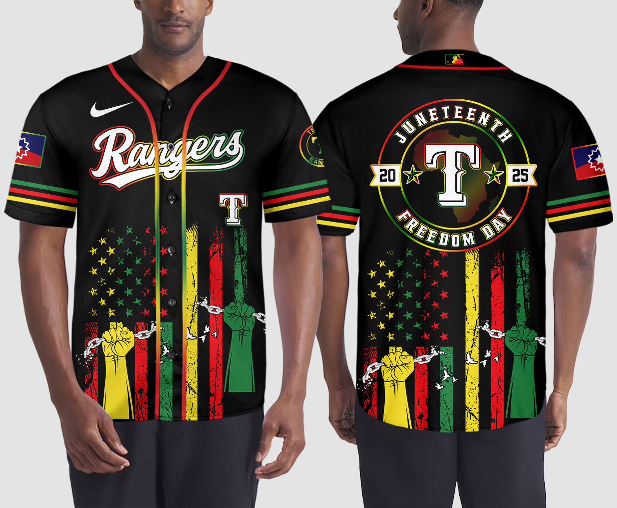 Texas Rangers Juneteenth Day 2025 Jersey