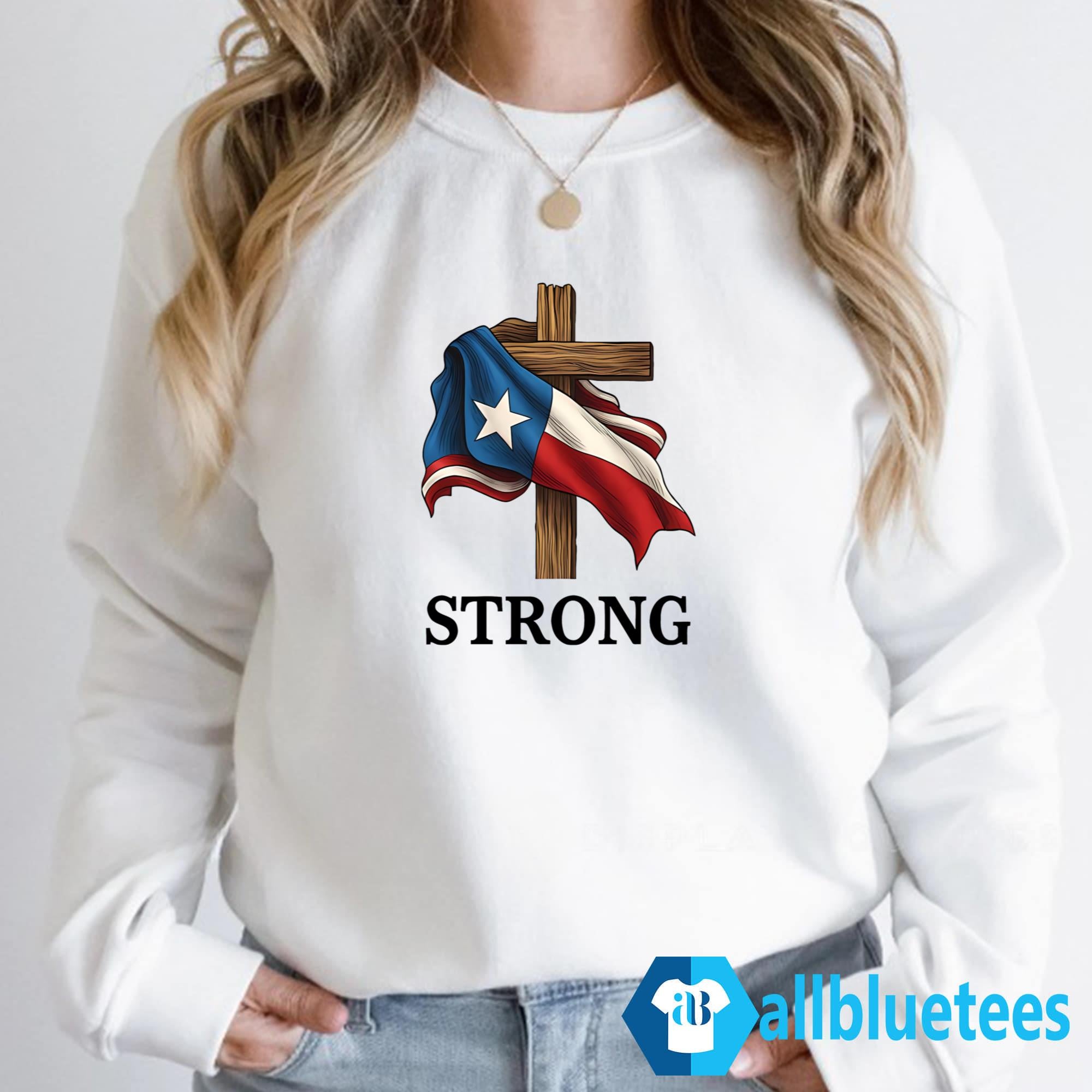 Texas Strong Faith Cross Shirt