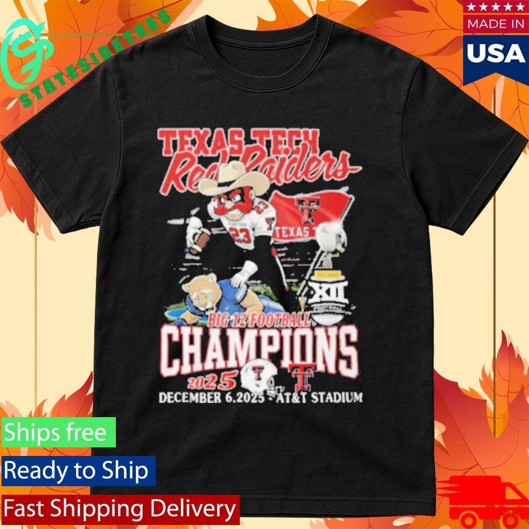 Texas Tech Red Raiders Big 12 Football Champions Shirt