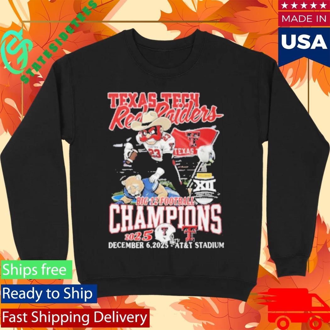 Texas Tech Red Raiders Big 12 Football Champions Shirt