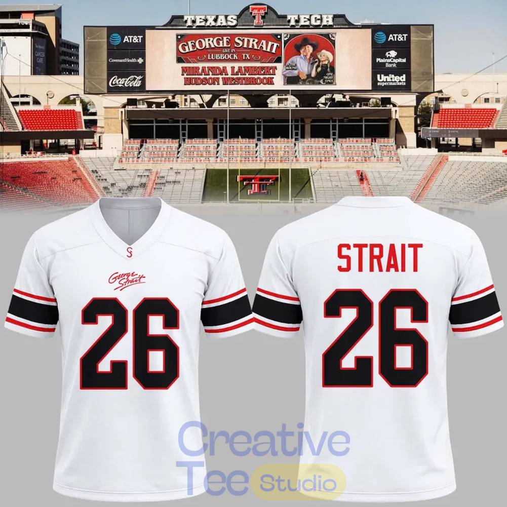 Texas Tech Red Raiders x George Strait 2026 Football Jersey