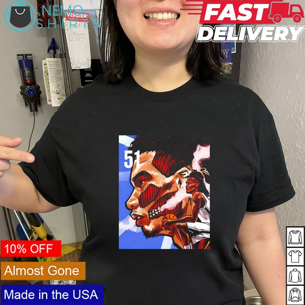 The Alien Wembanyama 51 San Antonio Spurs anime shirt