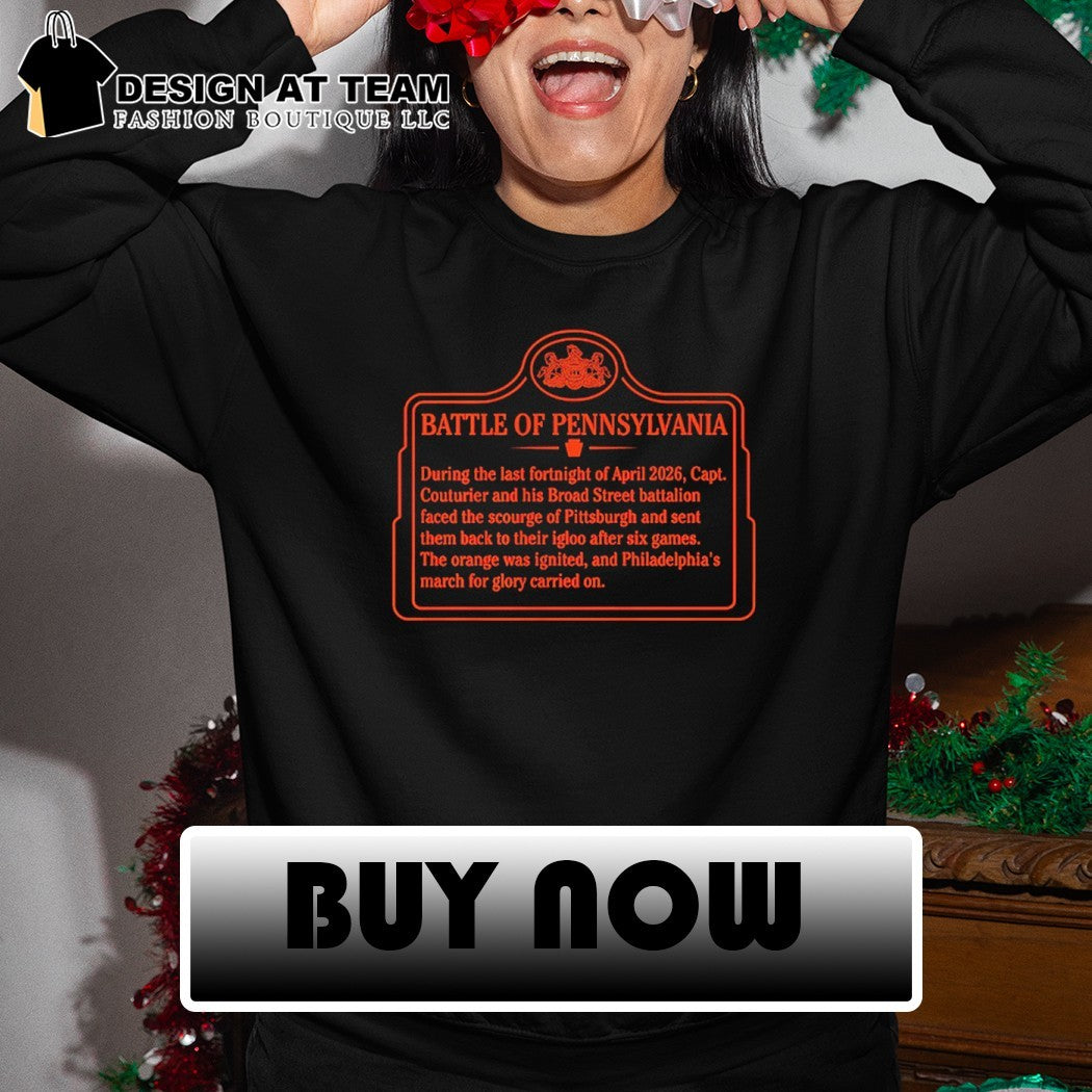 The Battle of Pennsylvania Philadelphia Flyers Hockey NHL shirt