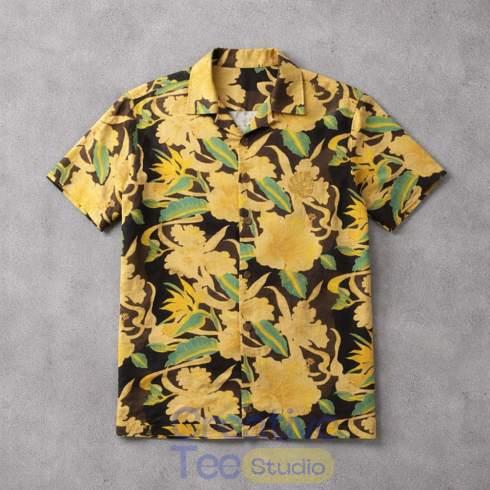 The Boys Season 5 Billy Butcher Tropical Ochre Hawaiian Shirt
