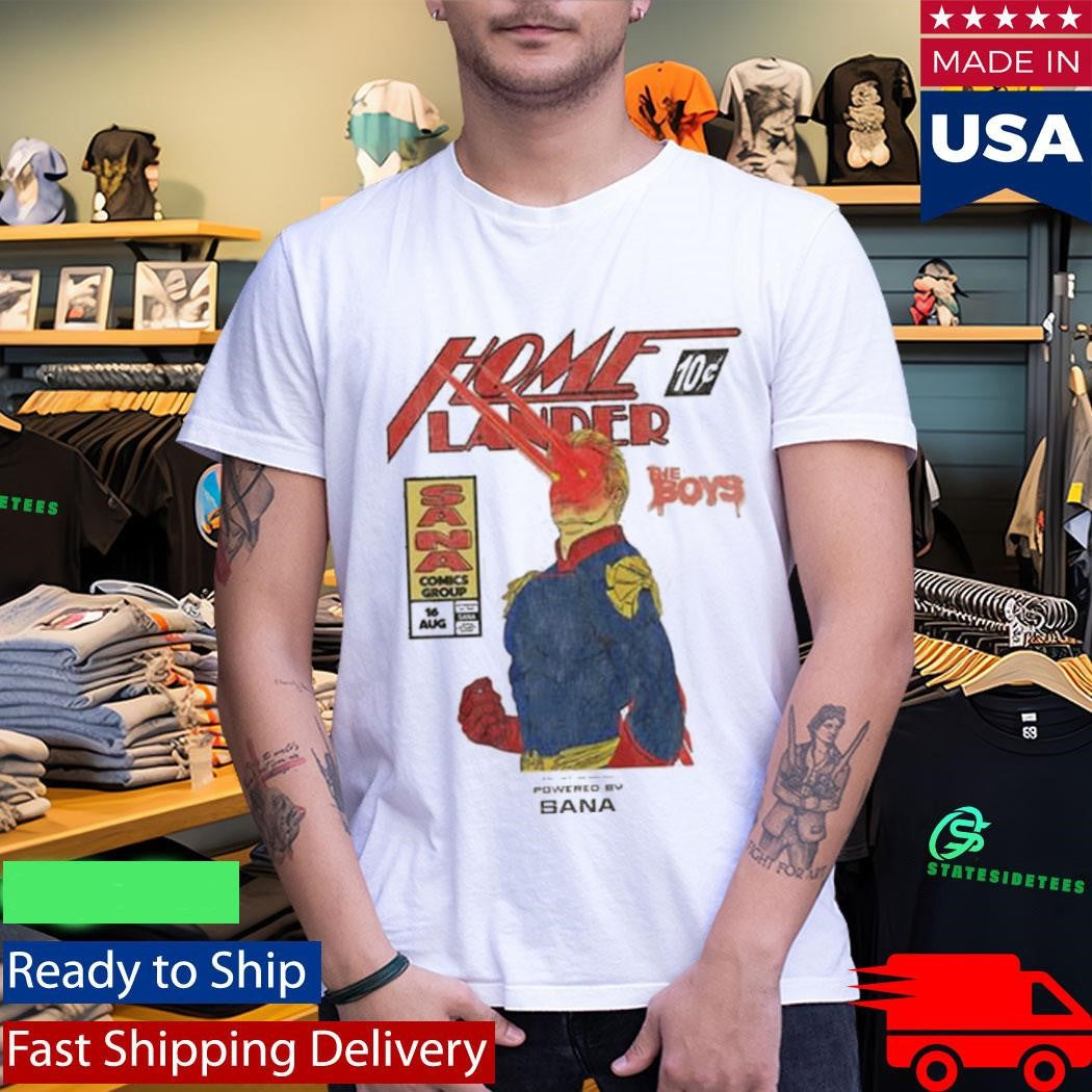 The Boys X Sana Homelander Comic Shirt