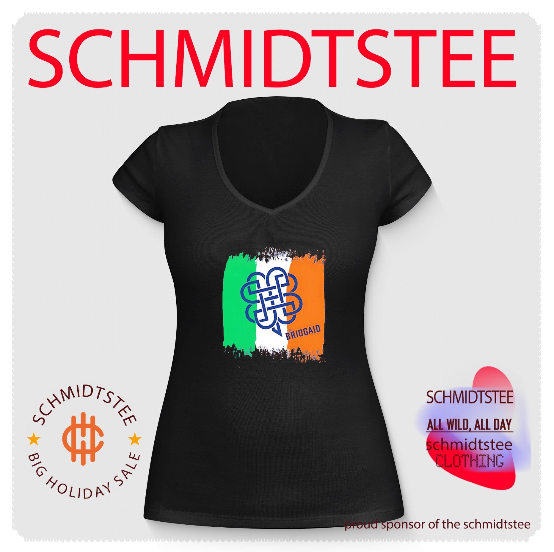 The Briogaid Irish Flag Clover Ireland Shamrock shirt