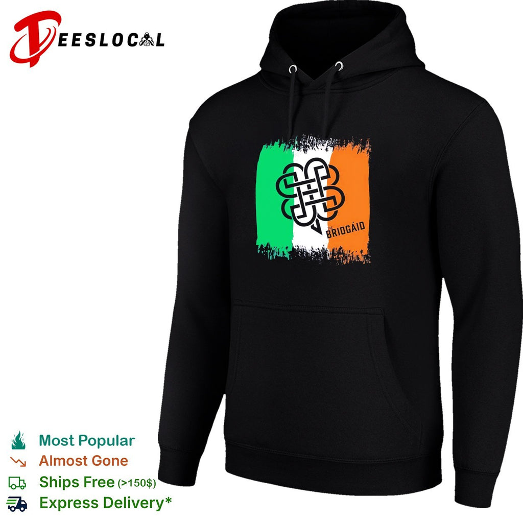 The Briogaid Irish flag celtic knot shirt