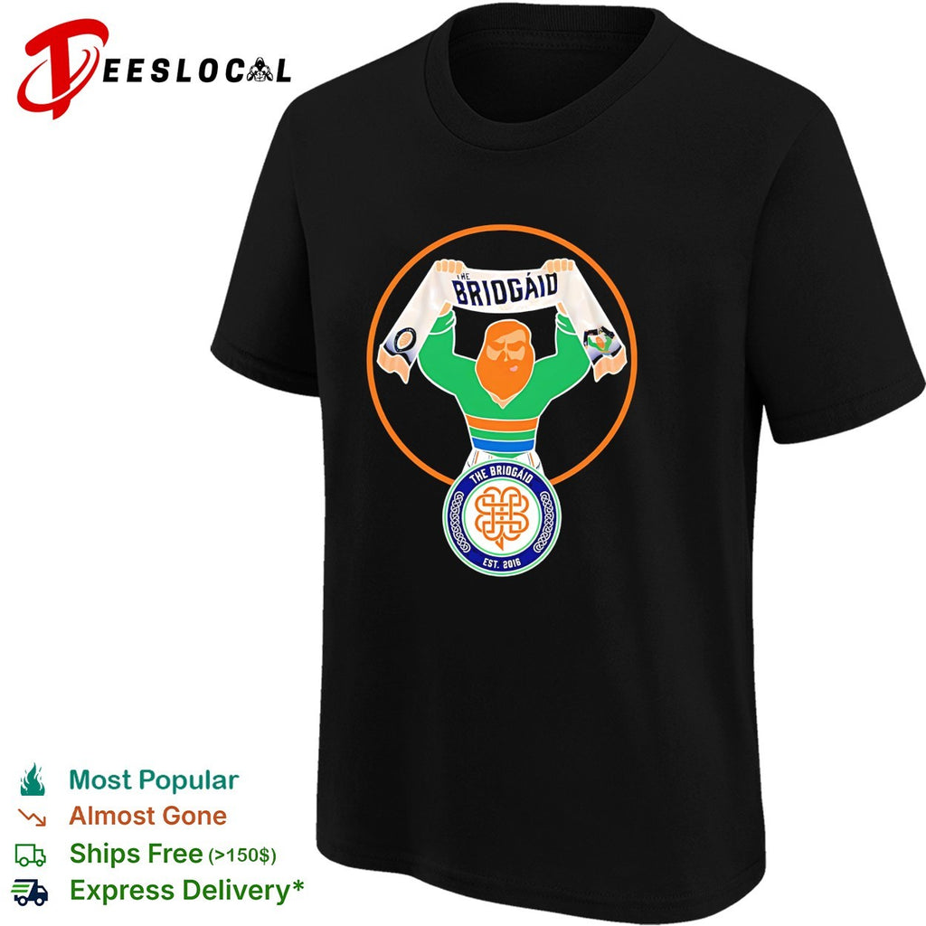 The Briogaid Irish mascot shirt