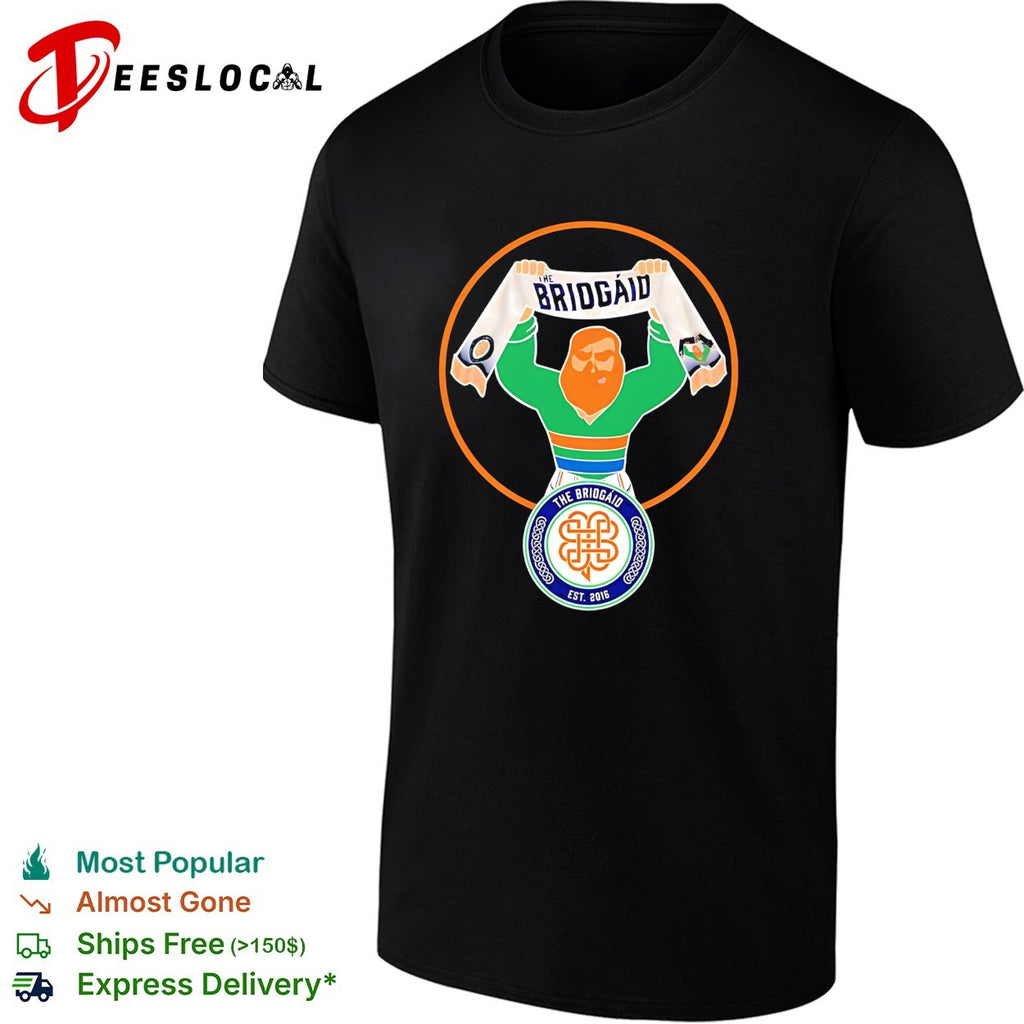 The Briogaid Irish mascot shirt